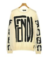 FENDI（フェンディ）ニット・セーター 白 サイズ:52(XXL位) メンズ/2200698567153