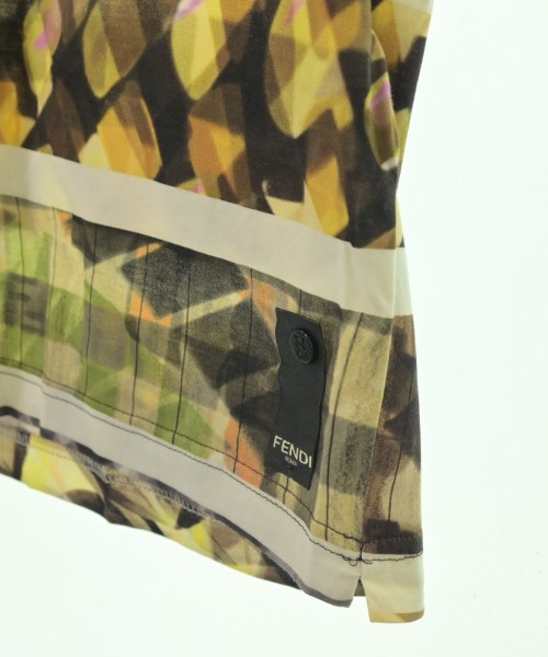 FENDI（フェンディ）Tシャツ・カットソー 黄 サイズ:XXL メンズ/2200698567399