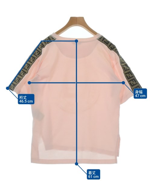 FENDI（フェンディ）Tシャツ・カットソー ピンク サイズ:36(XS位) レディース/2200698986145