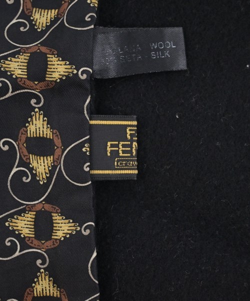 FENDI（フェンディ）マフラー 黒 サイズ:- メンズ/2200651806176