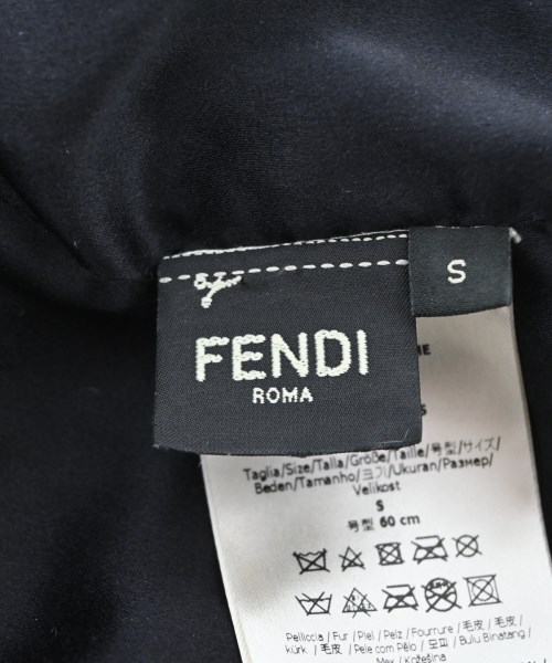FENDI（フェンディ）キャップ 黒 サイズ:S レディース/2200655529040