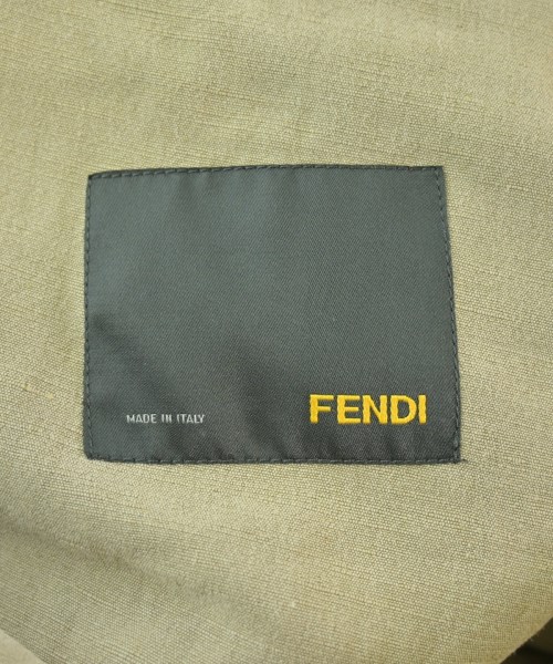 FENDI（フェンディ）テーラードジャケット ベージュ サイズ:50(XL位) メンズ/2200659716033