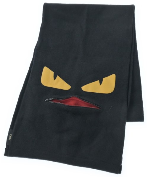 FENDI(フェンディ)マフラー 黒 サイズ:ONE/2200658701108