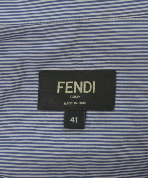FENDI（フェンディ）カジュアルシャツ 青 サイズ:41(XL位) メンズ/2200662073024