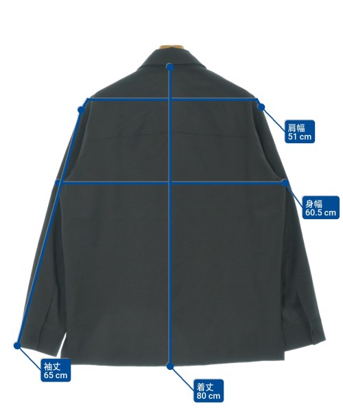 FENDI（フェンディ）カジュアルシャツ 黒 サイズ:50(XL位) メンズ/2200662073048