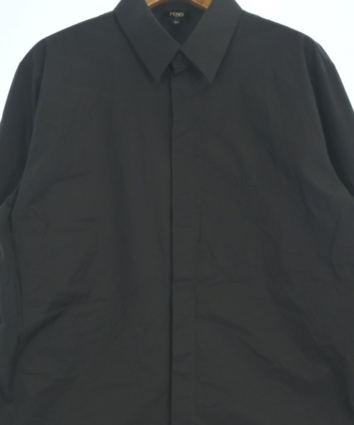 FENDI（フェンディ）カジュアルシャツ 黒 サイズ:44(S位) メンズ/2200662073079