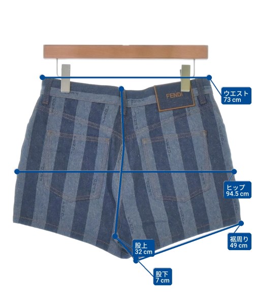 FENDI（フェンディ）デニムパンツ 紺 サイズ:40(M位) レディース/2200712936026