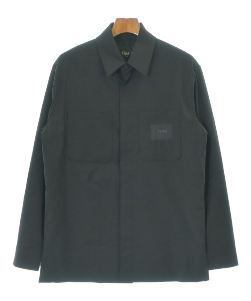 FENDI（フェンディ）カジュアルシャツ 黒 サイズ:44(S位) メンズ/2200712936057