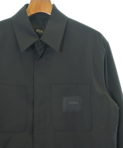 FENDI（フェンディ）カジュアルシャツ 黒 サイズ:44(S位) メンズ/2200712936057