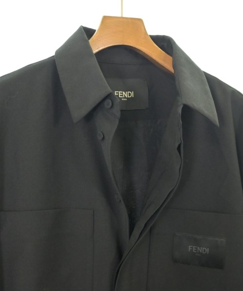 FENDI（フェンディ）カジュアルシャツ 黒 サイズ:52(XXL位) メンズ/2200712936088