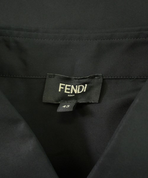 FENDI（フェンディ）カジュアルシャツ 黒 サイズ:43(XXL位) メンズ/2200712936118