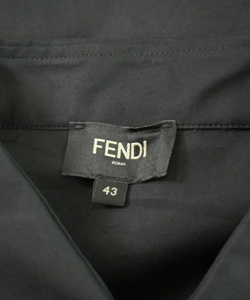 FENDI（フェンディ）カジュアルシャツ 黒 サイズ:43(XXL位) メンズ/2200712936125