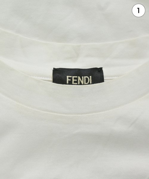 FENDI（フェンディ）Tシャツ・カットソー 白 サイズ:S メンズ/2200712936224
