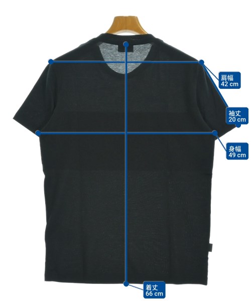 FENDI（フェンディ）Tシャツ・カットソー 黒 サイズ:S メンズ/2200712936231