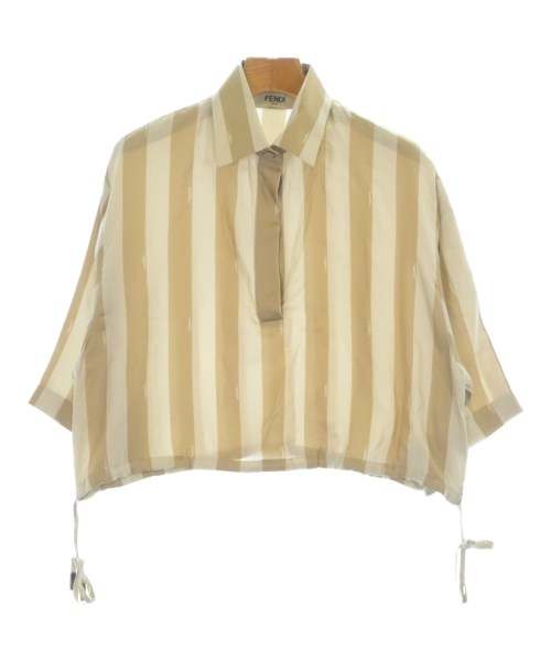 FENDI（フェンディ）ブラウス ベージュ サイズ:36(XS位) レディース/2200712936293