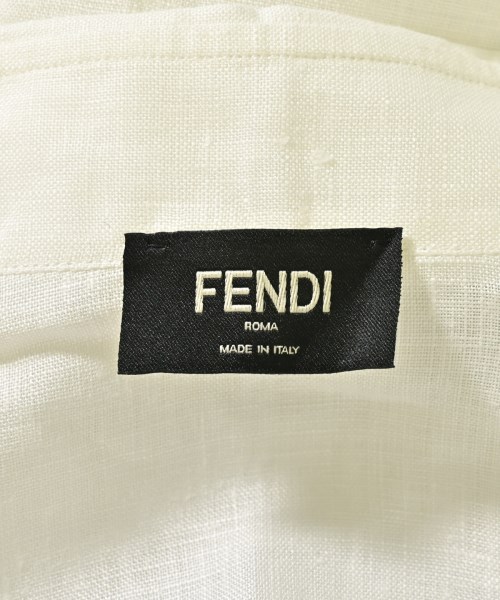 FENDI（フェンディ）カジュアルシャツ 白 サイズ:38(S位) メンズ/2200713847017