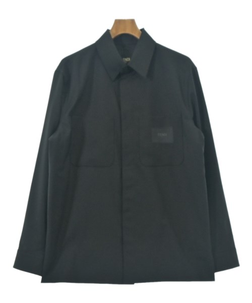 FENDI（フェンディ）カジュアルシャツ 黒 サイズ:48(L位) メンズ/2200713847024