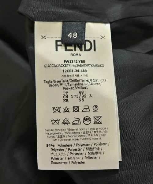 FENDI（フェンディ）カジュアルシャツ 黒 サイズ:48(L位) メンズ/2200713847024