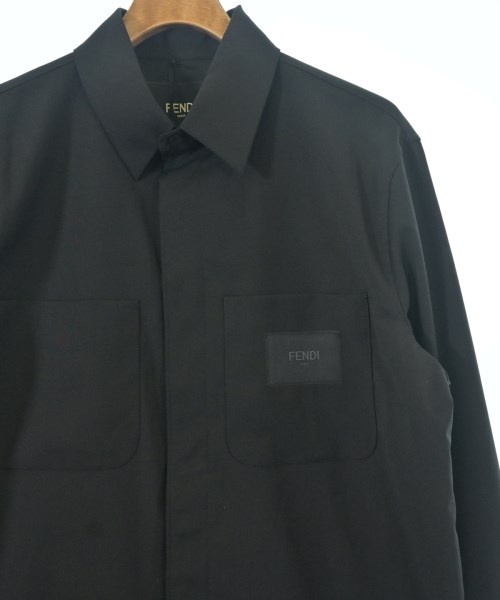 FENDI（フェンディ）カジュアルシャツ 黒 サイズ:48(L位) メンズ/2200713847024