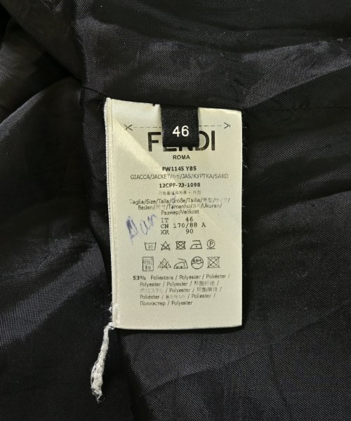 FENDI（フェンディ）カジュアルシャツ 黒 サイズ:46(M位) メンズ/2200713847031