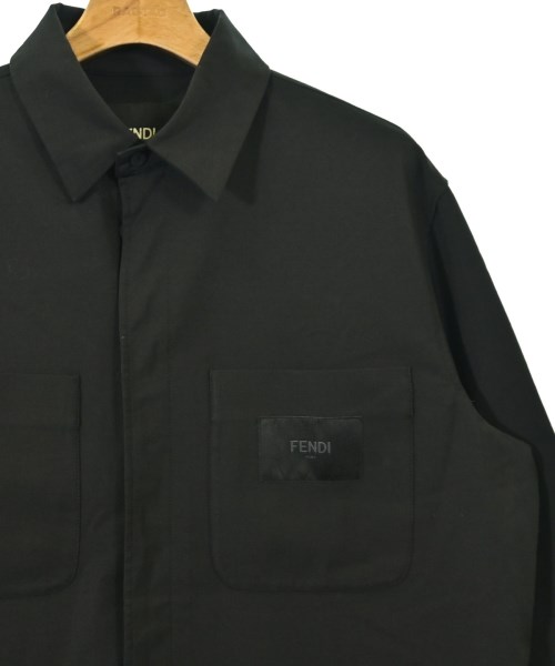 FENDI（フェンディ）カジュアルシャツ 黒 サイズ:48(L位) メンズ/2200713847055