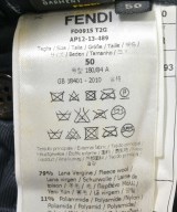 FENDI（フェンディ）テーラードジャケット 紺 サイズ:50(XL位) メンズ/2200715283059
