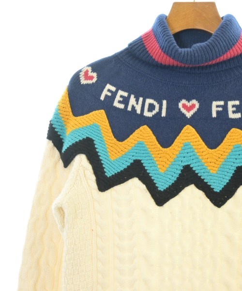 FENDI（フェンディ）ニット・セーター 白 サイズ:40(M位) レディース/2200643305069