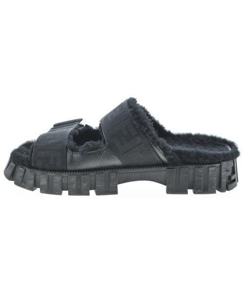 FENDI（フェンディ）サンダル 黒 サイズ:UK7(25.5cm位) メンズ/2200644270076