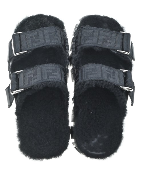 FENDI（フェンディ）サンダル 黒 サイズ:UK7(25.5cm位) メンズ/2200644270076