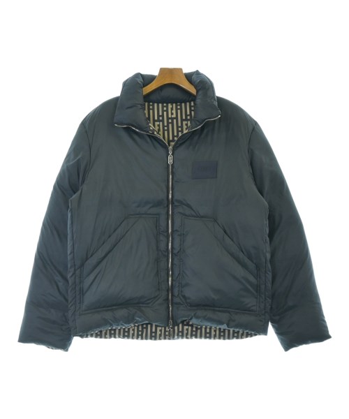 FENDI(フェンディ)ダウンジャケット/ダウンベスト 紺 サイズ:50(XL位)/2200646094014