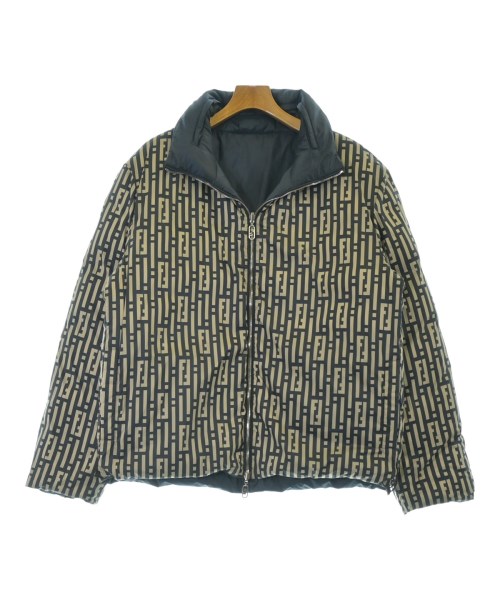 FENDI（フェンディ）ダウンジャケット/ダウンベスト 紺 サイズ:50(XL位) メンズ/2200646094014