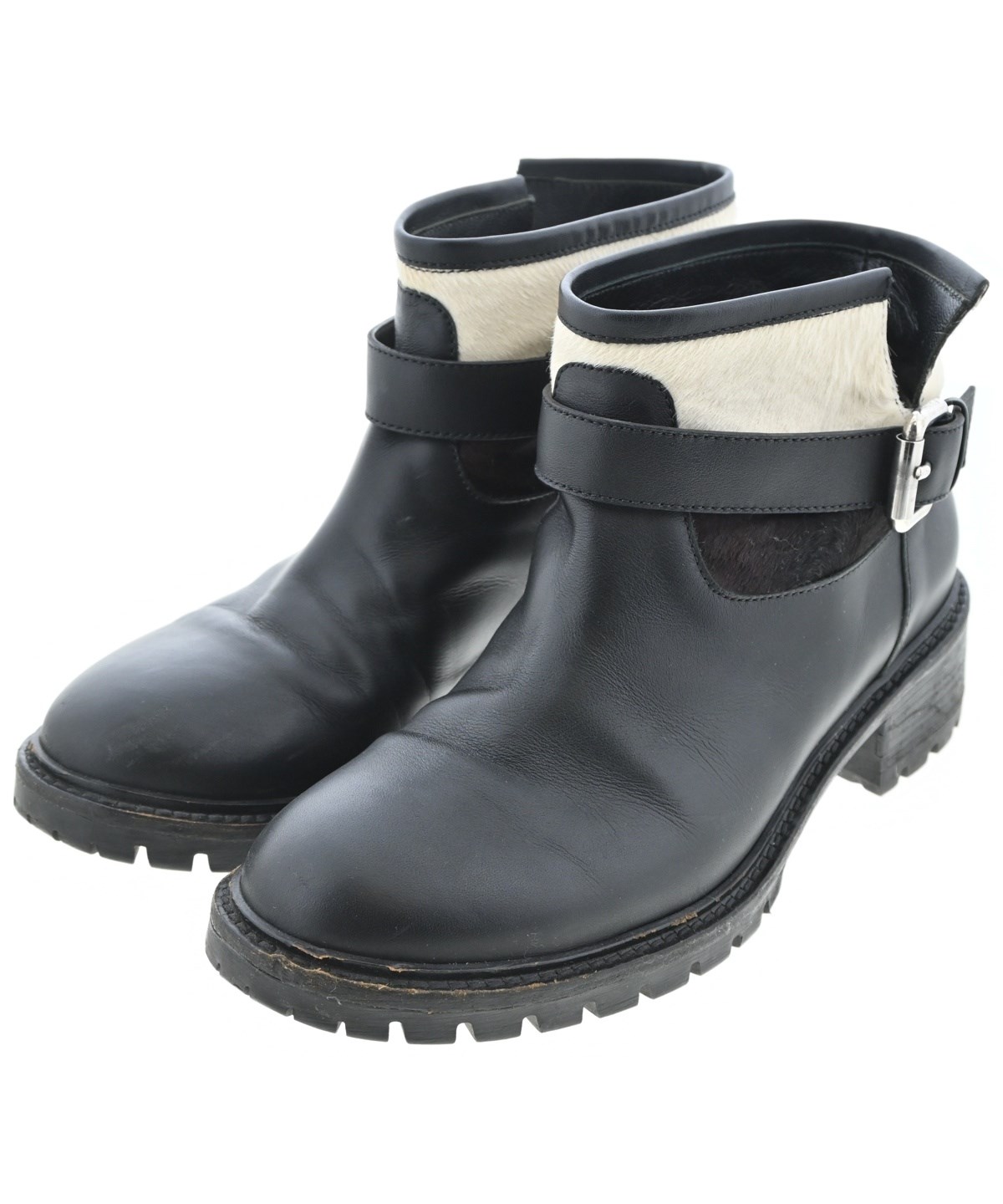 FENDI（フェンディ）ブーツ 黒 サイズ:EU36 1/2(23cm位) レディース