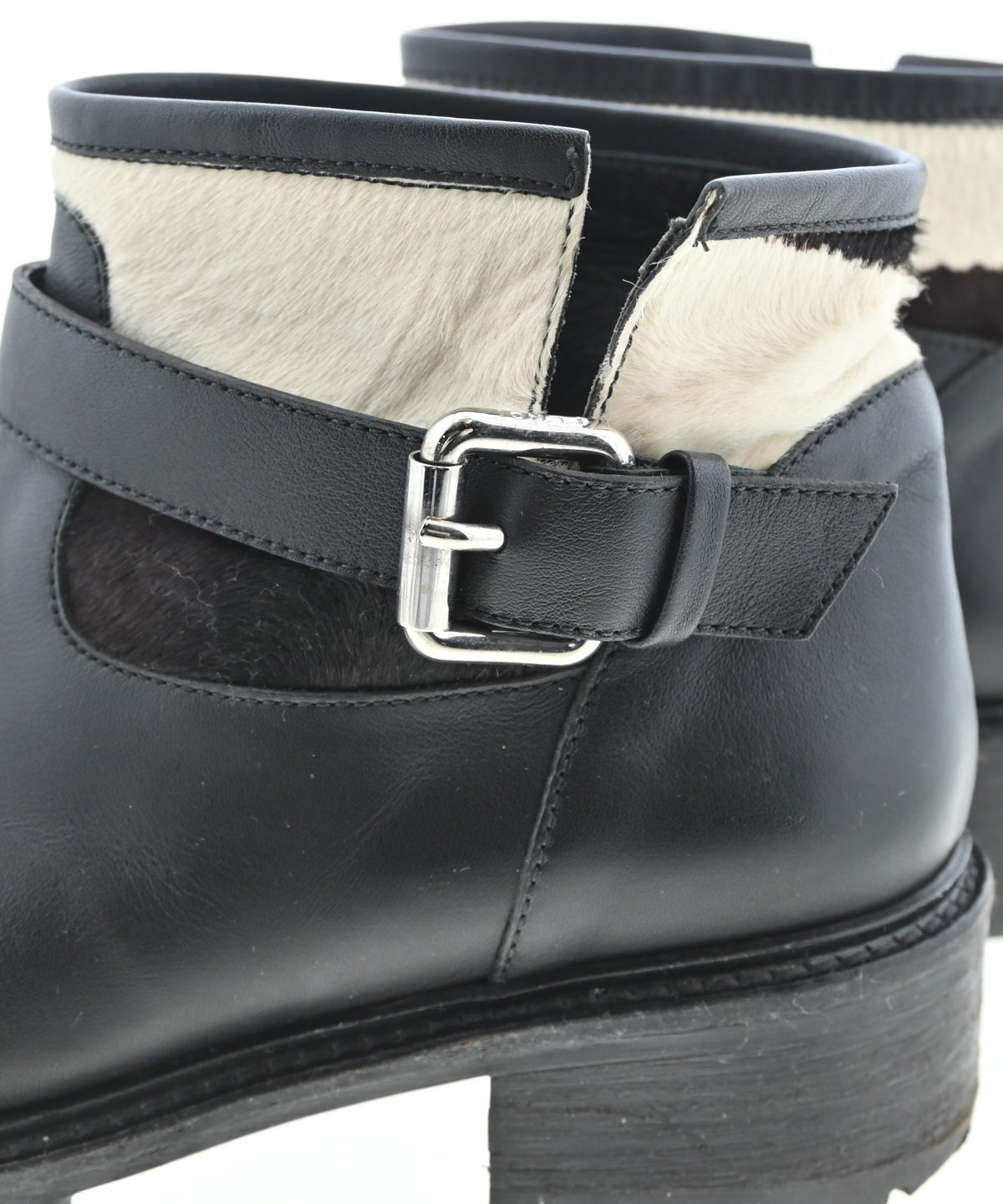 FENDI Boots EU36.5 US6 Black detailed image 7