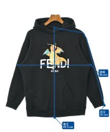 FENDI（フェンディ）パーカー 黒 サイズ:XXS メンズ/2200649420018