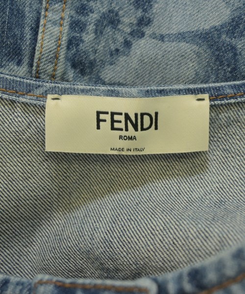 FENDI（フェンディ）ワンピース 青 サイズ:36(XS位) レディース/2200649420032