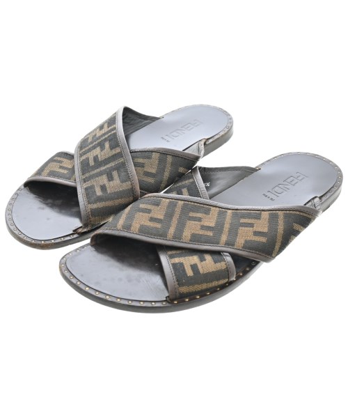 FENDI(フェンディ)サンダル 茶 サイズ:UK6 1/2(25cm位)/2200649469048