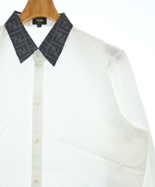 FENDI（フェンディ）ドレスシャツ 白 サイズ:43(XXL位) メンズ/2200650536074