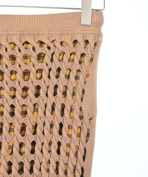 FENDI（フェンディ）ロング・マキシ丈スカート ベージュ サイズ:38(S位) レディース/2200651840125