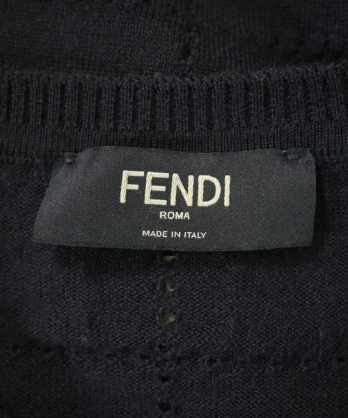 FENDI（フェンディ）ニット・セーター 黒 サイズ:50(XL位) メンズ/2200651962063