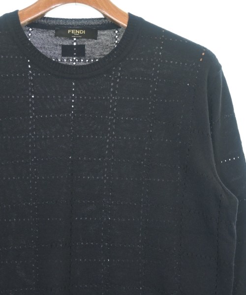 FENDI（フェンディ）ニット・セーター 黒 サイズ:50(XL位) メンズ/2200651962063