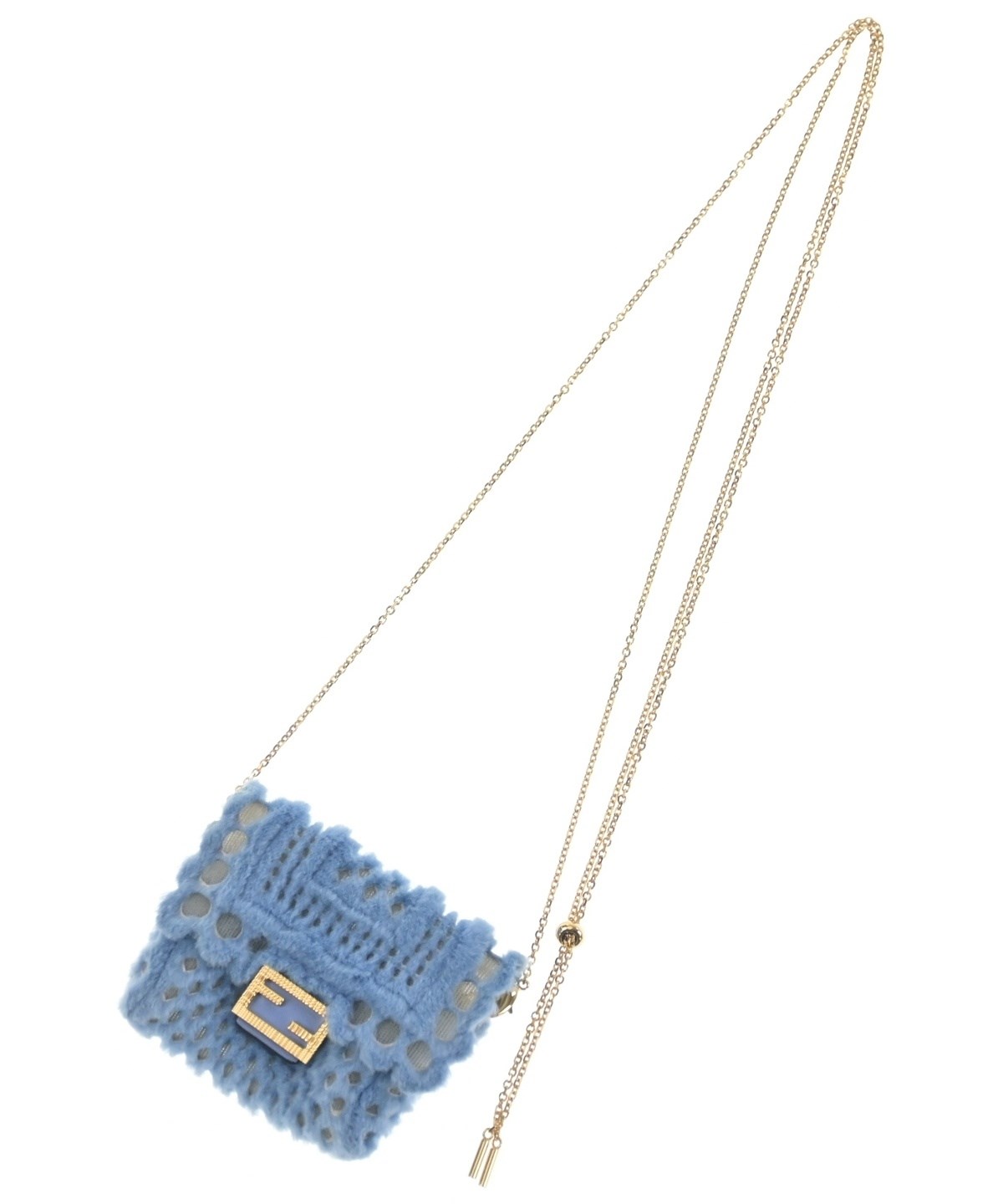 FENDI（フェンディ）ポーチ 青 サイズ:- レディース/2200652396041