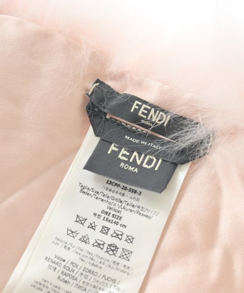 FENDI（フェンディ）マフラー ピンク サイズ:- レディース/2200651951524