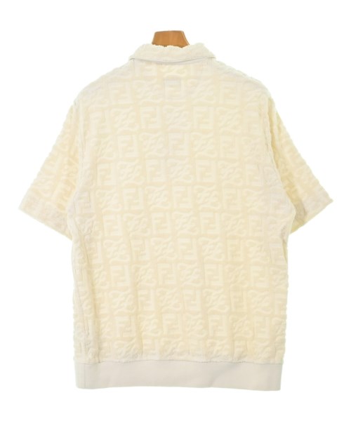 FENDI（フェンディ）ポロシャツ 白 サイズ:M メンズ/2200652625103