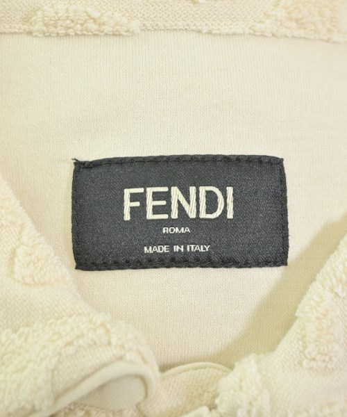FENDI（フェンディ）ポロシャツ 白 サイズ:M メンズ/2200652625103