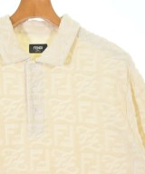 FENDI（フェンディ）ポロシャツ 白 サイズ:M メンズ/2200652625103