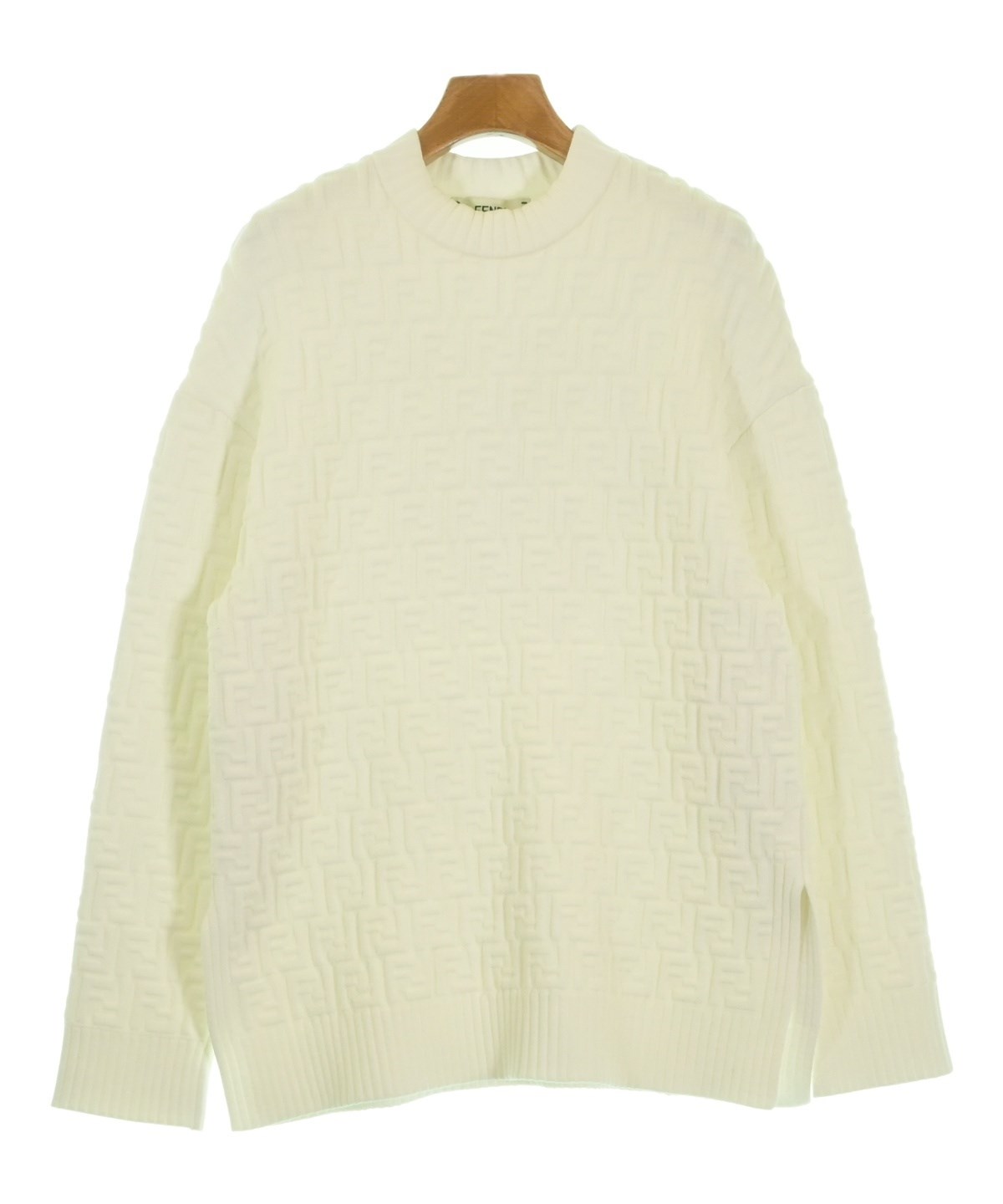 FENDI（フェンディ）ニット・セーター 白 サイズ:36(XS位) レディース