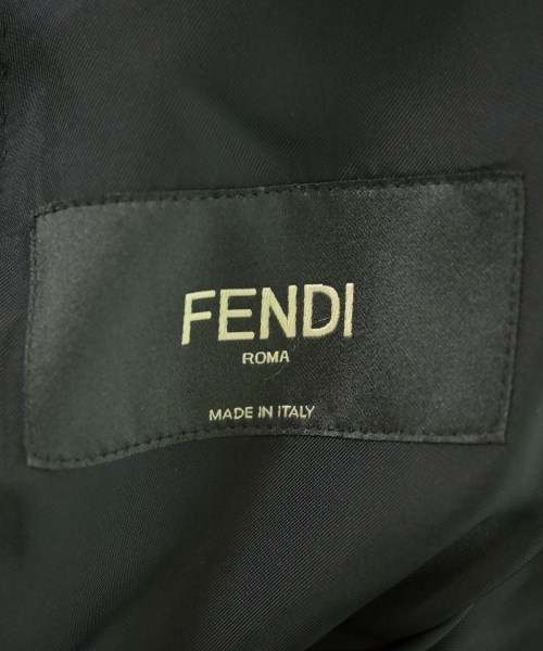FENDI（フェンディ）テーラードジャケット 黒 サイズ:48(L位) メンズ/2200703868015