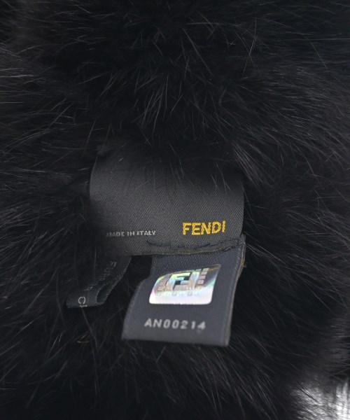 FENDI（フェンディ）マフラー 黒 サイズ:- レディース/2200705164061