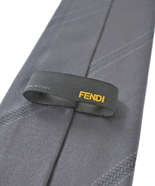 FENDI（フェンディ）ネクタイ グレー サイズ:- メンズ/2200704666245