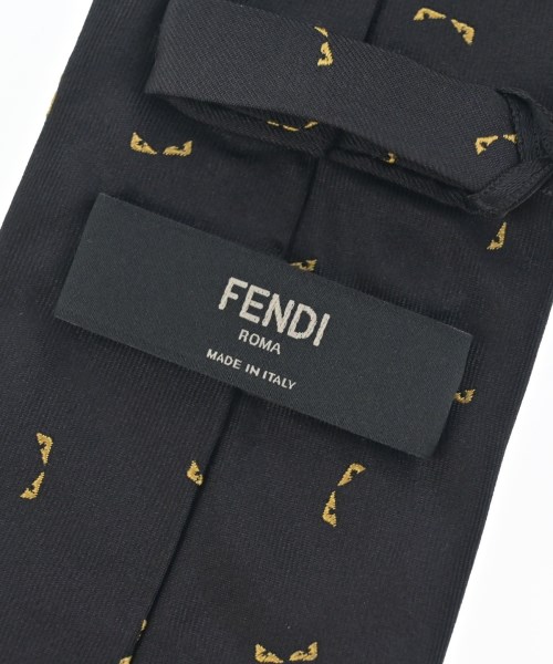 FENDI（フェンディ）ネクタイ 黒 サイズ:- メンズ/2200704666962